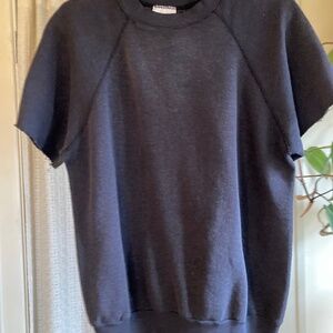 Black Raglan vintage Punk sweatshirt